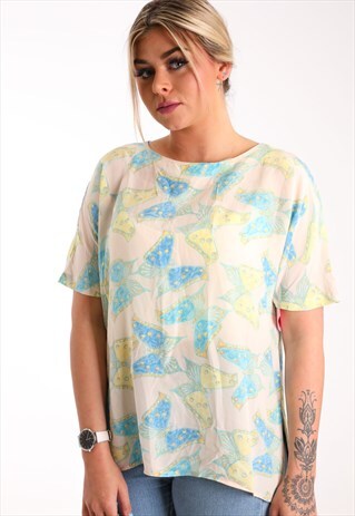 VINTAGE PATTERN SHIRT NS741