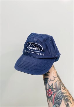 Vintage Fish And Chips Embroidered hat cap