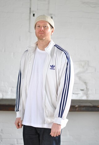 90S ADIDAS 3 STRIPE TRACK JACKET