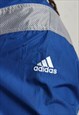 VINTAGE ADIDAS WINDBREAKER SWEATSHIRT JACKET BLUE