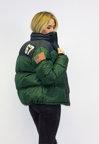 RETRO USA FLAG RALPH LAUREN PUFFER JACKET
