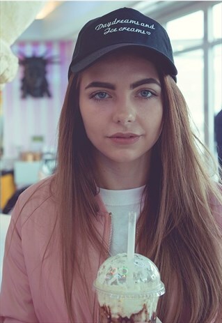 90S INSPIRED EMBROIDERED ' DAYDREAMS AND ICE CREAMS' CAP