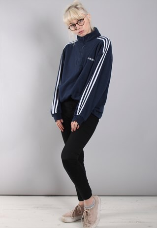 VINTAGE ADIDAS 1/4 ZIP SWEATSHIRT