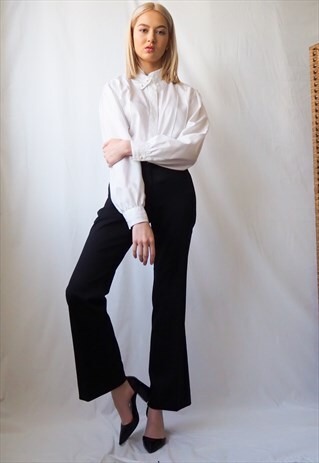 BURBERRY VINTAGE BURBERRY STRAIGHT LEG TROUSERS