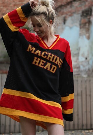 VINTAGE 90'S MASCHINE HEAD OVERSIZE TUNIC T-SHIRT