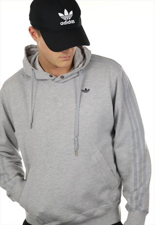 VINTAGE ADIDAS ORIGINALS SMALL LOGO HOODIE SWEATSHIRT