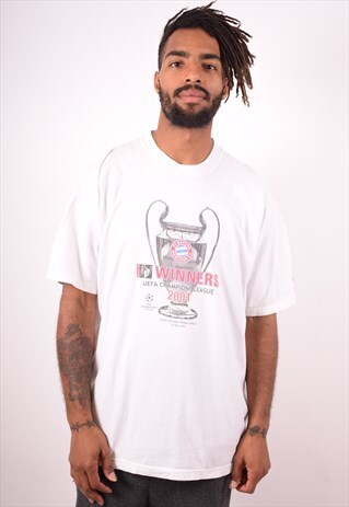 ADIDAS MENS VINTAGE T-SHIRT TOP XL WHITE 90S