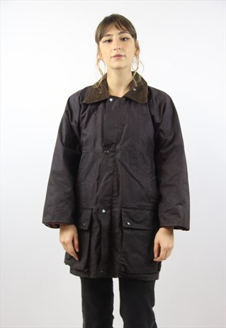 VINTAGE BROWN WAX JACKET