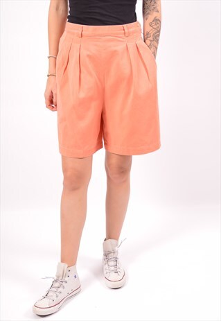 VINTAGE RALPH LAUREN HIGH WAIST SHORTS ORANGE