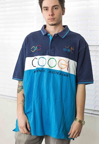 VINTAGE COOGI SHIRT LOGO 90S 3XL 14.5