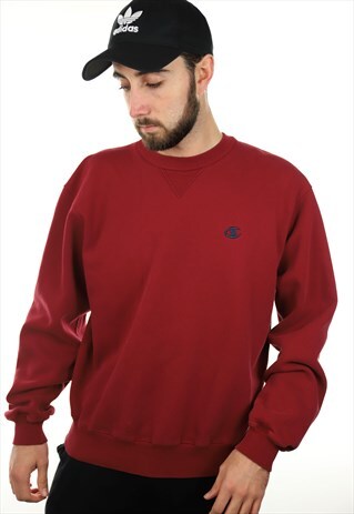 VINTAGE CHAMPION USA SMALL LOGO SWEATSHIRT JUMPER