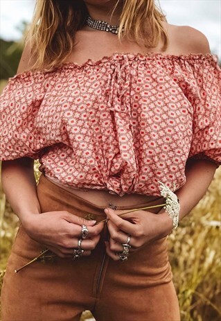 ANA COTTON TOP - PINKS