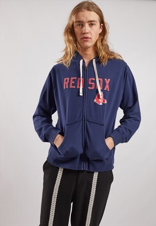 VINTAGE BOSTON RED SOX ZIP-UP HOODIE