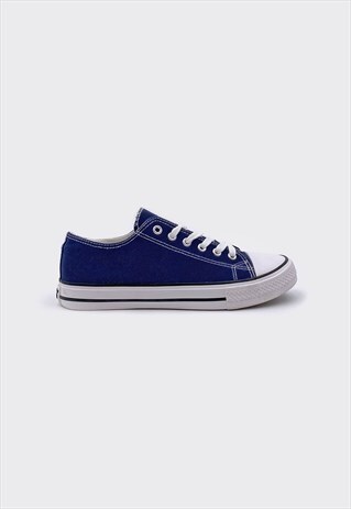 ALCOTT BLUE LIGHT CANVAS SHOES
