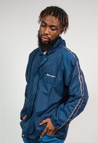 CHAMPION USA 90'S TAPE SLEEVE CAGOULE JACKET