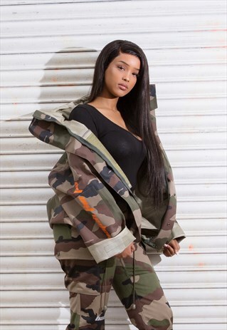 BAAD JACKET CAMO / WATCH THE FALL (ORANGE)