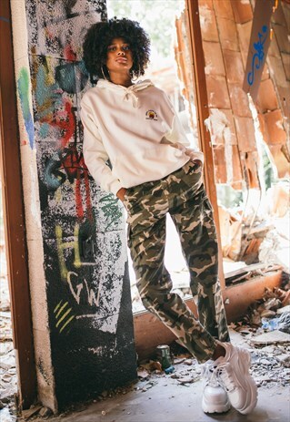 CARGO CAMOUFLAGE TROUSERS