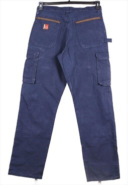 Vintage 90's Wrangler Trousers / Pants Cargo Baggy Carpenter