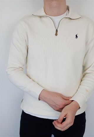 polo ralph lauren white jumper