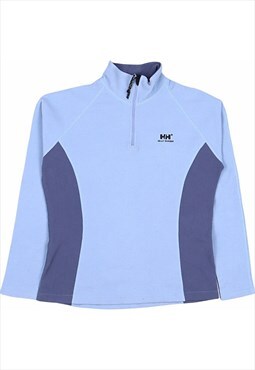 Vintage 90's Helly Hansen Sweatshirt Spellout Quarter Zip