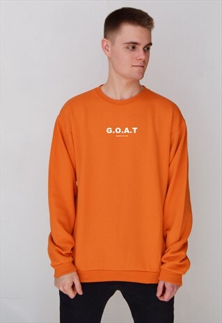 ORANGE GOAT (WHITE) SWEATSHIRT