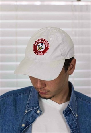 VINTAGE BAKING SODA CAP LOGO 90S ONE SIZE 2.9