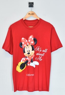 Vintage Disney Minnie Mouse T-Shirt Red Medium