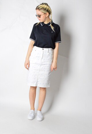 VINTAGE 90S NAVY BLUE CHAMPION POLO SHIRT