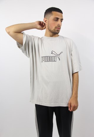 VINTAGE PUMA GREY T-SHIRT