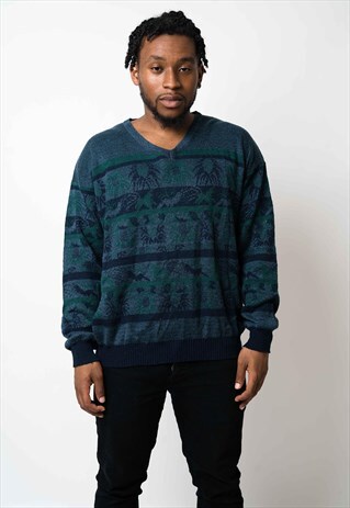 VINTAGE PATTERNED JUMPER
