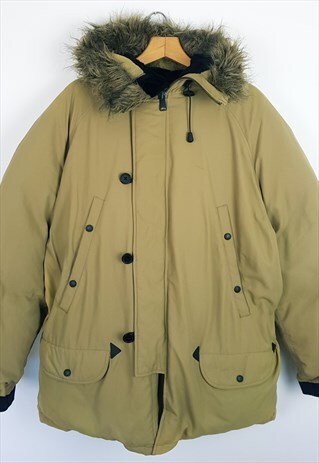 vintage polo puffer jacket