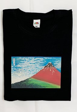 Vintage Japanese Famous Volcano Nature Art T-Shirt