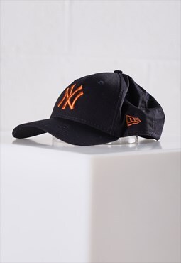 Vintage New Era Yankees Cap in Navy MLB Summer Baseball Hat 