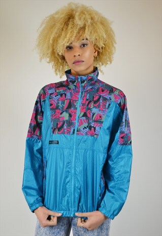 VINTAGE 80'S COLUMBIA WINDBREAKER JACKET