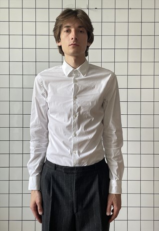 ACNE STUDIOS Shirt Button Up Long Sleeve Slim Fit White
