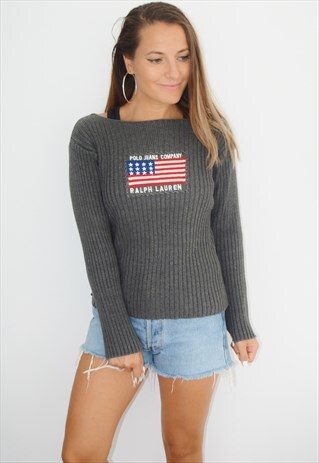 90'S RALPH LAUREN VINTAGE SWEATSHIRT/JUMPER