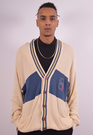 VINTAGE ICEBERG CARDIGAN SWEATER BEIGE