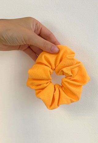 TANGERINE DREAM WAFFLE 90'S HAIR SCRUNCHIE