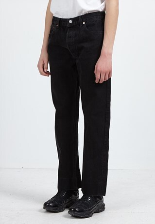 VINTAGE BLACK LEVI'S 501 FIT DENIM JEANS
