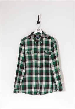 Vintage faded glory checked shirt green xl BV10432