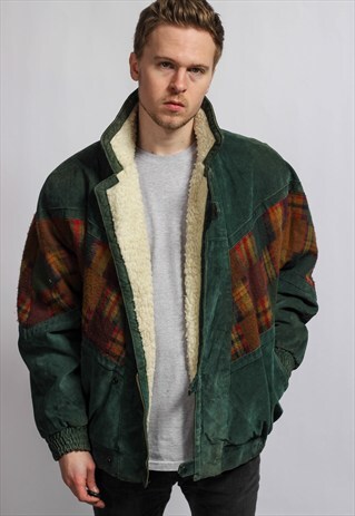 VINTAGE AZTEC SHERPA JACKET