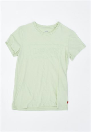 VINTAGE 90'S LEVI'S T-SHIRT TOP GREEN