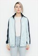 VINTAGE 90S UMBRO TRACK JACKET TWO SHADES BLUE 