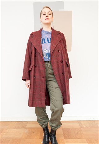 90S VINTAGE WOOL COAT (REF/331)