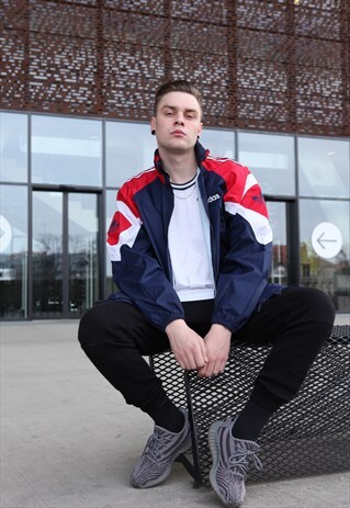 VINTAGE 90'S ADIDAS ORIGINALS WINDBREAKER JACKET