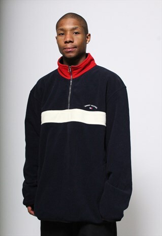 VINTAGE TOMMY HILFIGER 1/4 ZIP FLEECE