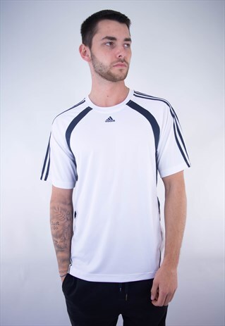 VINTAGE ADIDAS SPORT CENTRE MIDDLE LOGO T-SHIRT