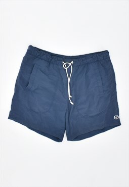 Vintage 90's Sergio Tacchini Shorts Navy Blue