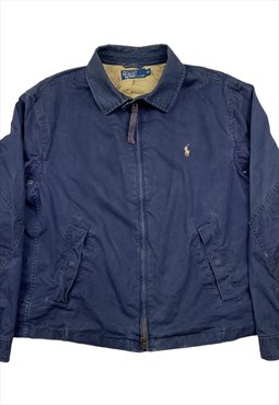 Polo Ralph Lauren Vintage Men's Navy Cotton Jacket