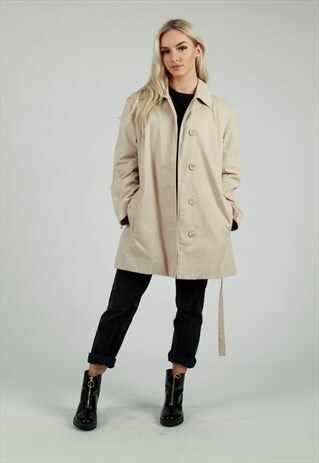 80S BURBERRYS OF LONDON BEIGE MAC BURBERRY